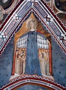 Representation of the Virgin Mary Mother of the Church by Sienese School