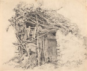 Corner of a Rustic Barn by Sigmund Freudenberger