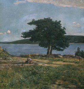 Summer atmosphere by Sigmund Sinding