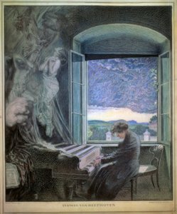 Allegory of Beethoven as a Musical Genius