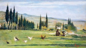 Gabbro Landscape by Silvestro Lega