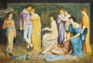 A Prelude by Bach, 1868 by Simeon Solomon