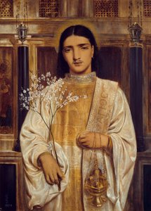 A Saint of the Eastern Church by Simeon Solomon