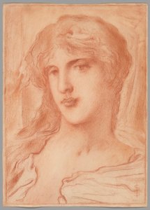 Head by Simeon Solomon