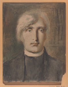 Portrait of a Cleric by Simeon Solomon