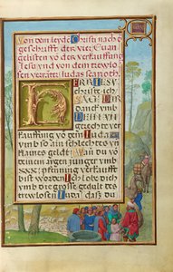 Border with Joseph Being Sold by His Brothers by Simon Bening