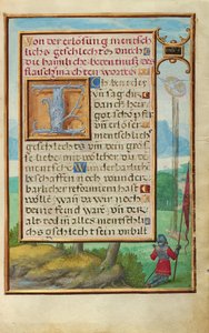 Border with a Scene from the Life of Gideon by Simon Bening