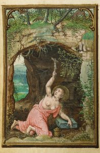 Folio from a Miniature Book of Hours, Use of Rome, Bruges, 1530-35 by Simon Bening