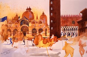 The Meeting, San Marco, 2006 by Simon Fletcher