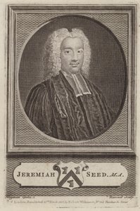Jeremiah Seed, English clergyman and academic by Simon Francois (after) Ravenet