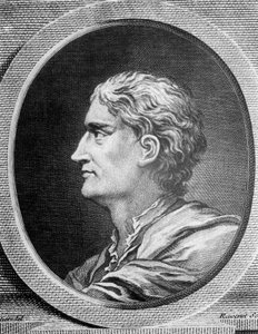 Portrait of Isaac Newton, English physicist and mathematician by Simon Francois Ravenet