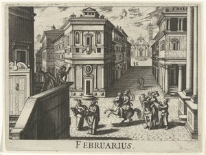 February (series title: Twelve Months) by Simon Frisius