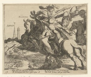 François de la Noue Captured During the Battle of Ingelmunster, 1580 by Simon Frisius