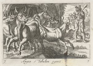 Hercules Tending the Herd of Geryon by Simon Frisius