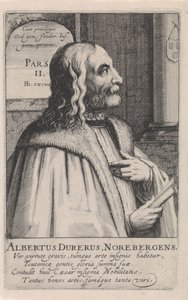 Portrait of Albrecht Dürer by Simon Frisius