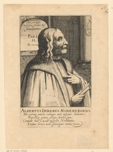 Portrait of Albrecht Dürer by Simon Frisius