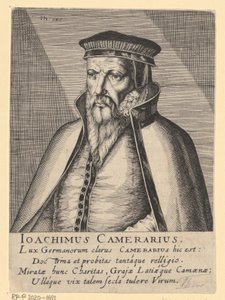 Portrait of Joachim Camerarius I by Simon Frisius