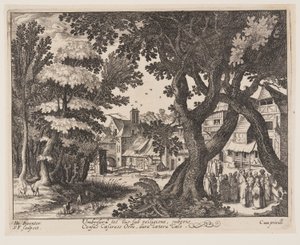 The Tribute Money, from Landscapes with Scenes from the Life of Christ