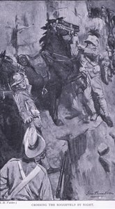 Crossing the Roggeveld by Night, from After Pretoria: The Guerilla War by Simon Harmon Vedder