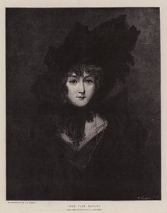 The Fair Widow by Simon Jacques Rochard