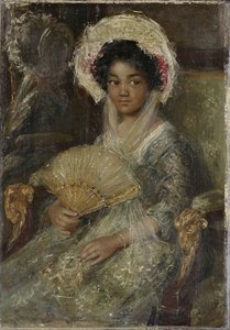 Young Woman with a Fan