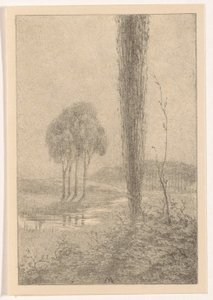 Landscape with Trees and Stream