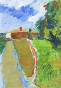 Pavement & Shortcut to Houses by Simon Neville