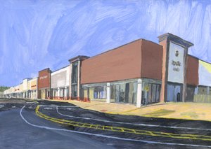 Strip mall 8, 2023 by Simon Neville