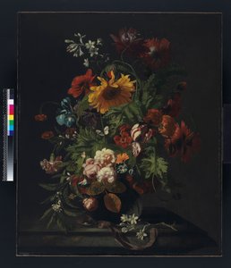 Vase of Flowers by Simon Peeterz Verelst