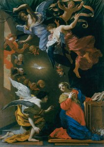Annunciation by Simon Vouet
