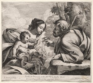 Holy Family by Simon Vouet