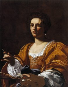 Portrait of Artemisia Gentileschi by Simon Vouet