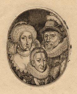 Anne of Denmark; King Charles I when Prince of Wales; King James I of England and VI of Scotland