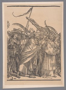 Reproduction of the Second Part of the Print Series The Triumph of Christ after Joos Lambrecht by Simonau and Toovey