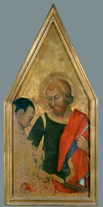 The Charity of Saint Martin of Tours by Simone (after) Martini