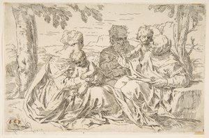 Holy Family with Saint Elizabeth and Saint John the Baptist