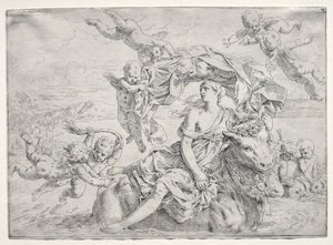 The Rape of Europa by Simone Cantarini