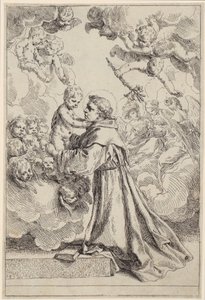 Rest on the Flight into Egypt by Simone Cantarini
