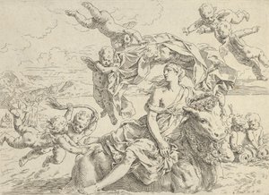The Rape of Europa by Simone Cantarini