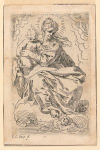 The Virgin and Child by Simone Cantarini