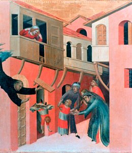 Blessed Agostino Novello Altarpiece (detail) by Simone Martini