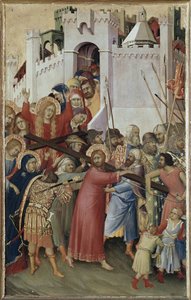 Polyptych Orsini: Christ Carrying the Cross by Simone Martini