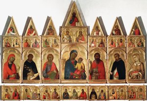 Polyptych of St Catherine, 1320 by Simone Martini