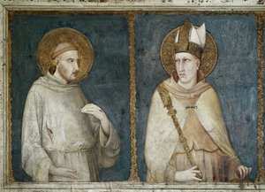 Saint Francis of Assisi and St Louis of Toulouse by Simone Martini