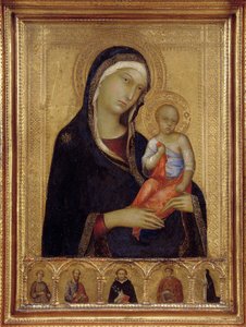 Virgin and Child by Simone Martini di