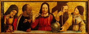 Last Supper (detail) by Simone da Firenze