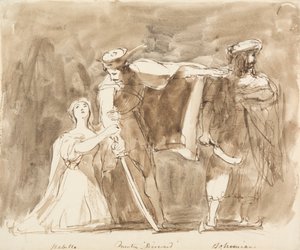 Scene from Quentin Durward by Sir David Wilkie