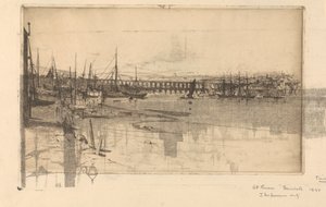Berwick; Printed with Counterproof of Dundee by Sir David Young Cameron