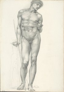 Paris with Golden Apple in Left Hand, for the Troy Triptych (sketchbook #2638)