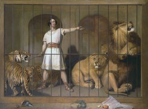 Portrait of Mr. Van Amburgh, As He Appeared with His Animals at the London Theatres